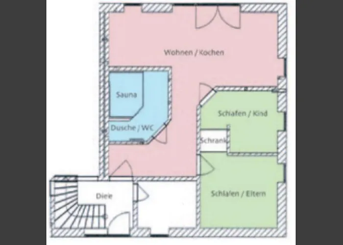 4 Sterne Huehnergott Mit Terrasse Und Sauna * לובה